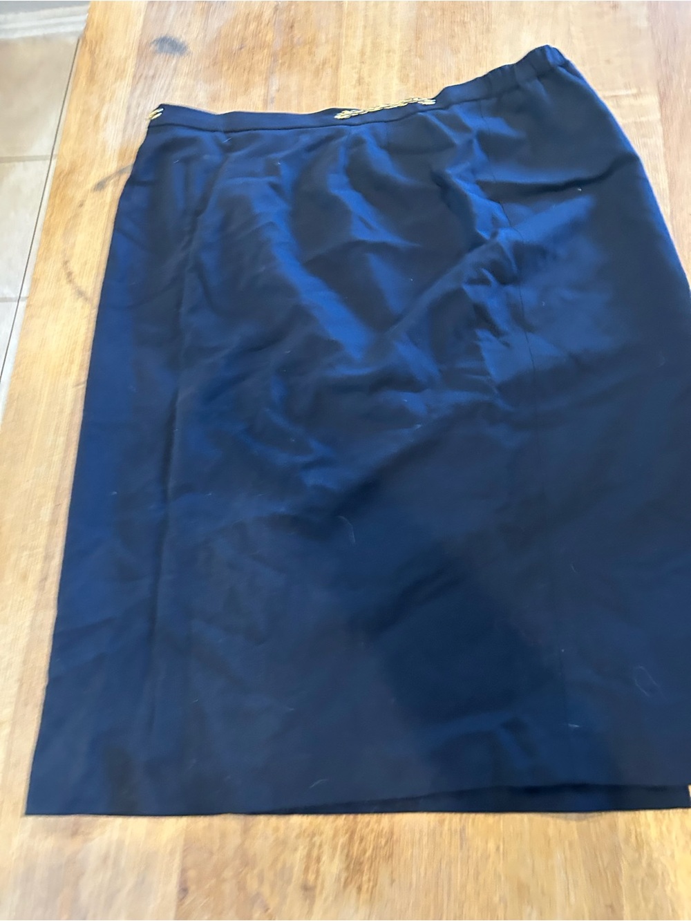 Kasper Navy Pencil Skirt